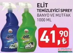 TARIM KREDİ ELİT TEMİZLEYİCİ SPREY BANYO VE MUTFAK 1 L TARIM KREDİ ELİT TEMİZLEYİCİ SPREY BANYO VE MUTFAK 1 L